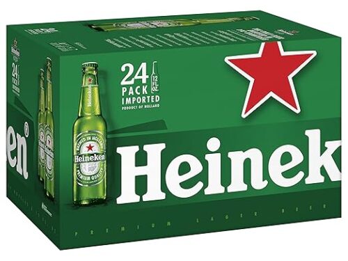 Heineken Lager Beer - 24 Botellas de 355 ml