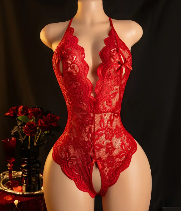 Encaje rojo